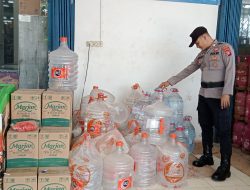 Piket Polsek Patroli kepertokoan diwilkum Polsek Sematu Jaya