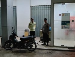 Polsek Bulik Patroli Sambangi Satpam Bank BNI