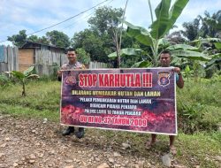 Bhabinkamtibmas Polsek Bulik Gencarkan Pencegahan Karhutla