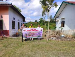 Bhabinkamtibmas Polsek Delang Sosialisasikan Larangan Bakar Hutan Jelang Musim Kemarau