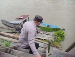 Piket Polsek Cek Debit Air Sungai Lamandau