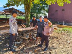 *Lewat Sambang Bhabinkamtibmas Ajak Warga Wujudkan Kamtibmas Kondusif*