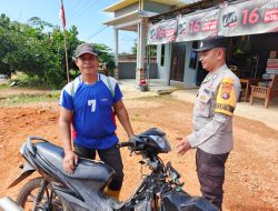 Bhabinkamtibmas Sambang Warga Masyarakat Wujudkan Kamtibmas Kondusif