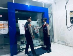 Piket Samapta melaksanakan Patroli di Objek-objek Vital Bank ATM