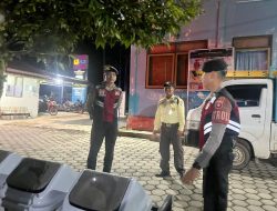Sat Samapta Polres Lamandau Patroli Malam Hari, Jaga Kamtibmas dan sambang sejumlah Tempat