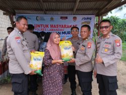 Polres Lamandau Gelar Pangan Murah Kepada Masyarakat