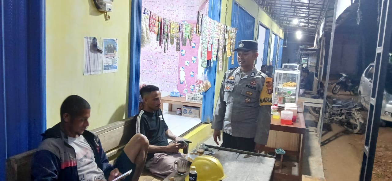 Piket Polsek Lamandau Sosialisasikan Penanggulangan Premanisme Berkedok Ormas