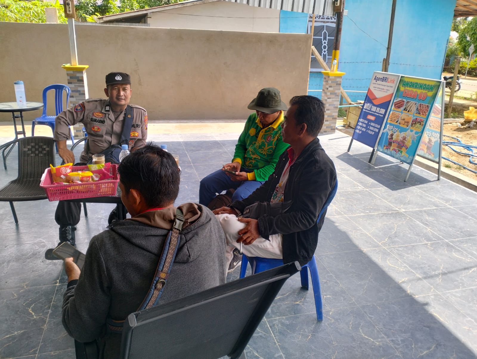 Polsek Katingan Tengah Sambang Kamtibmas