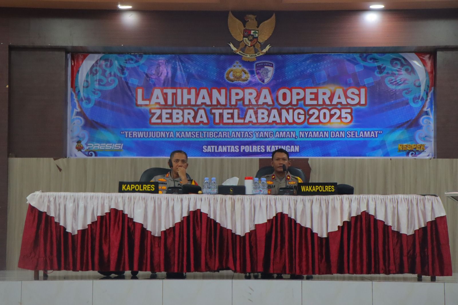 Latihan Pra Operasi Telabang 2025, Dipimpin Langsung Kapolres Katingan