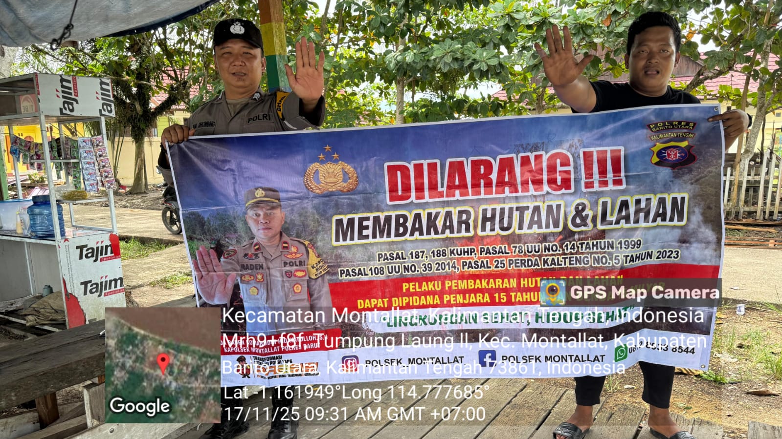 Polsek Montallat Gelar Sosialisasi Karhutla Untuk Meningkatkan Kesadaran Masyarakat