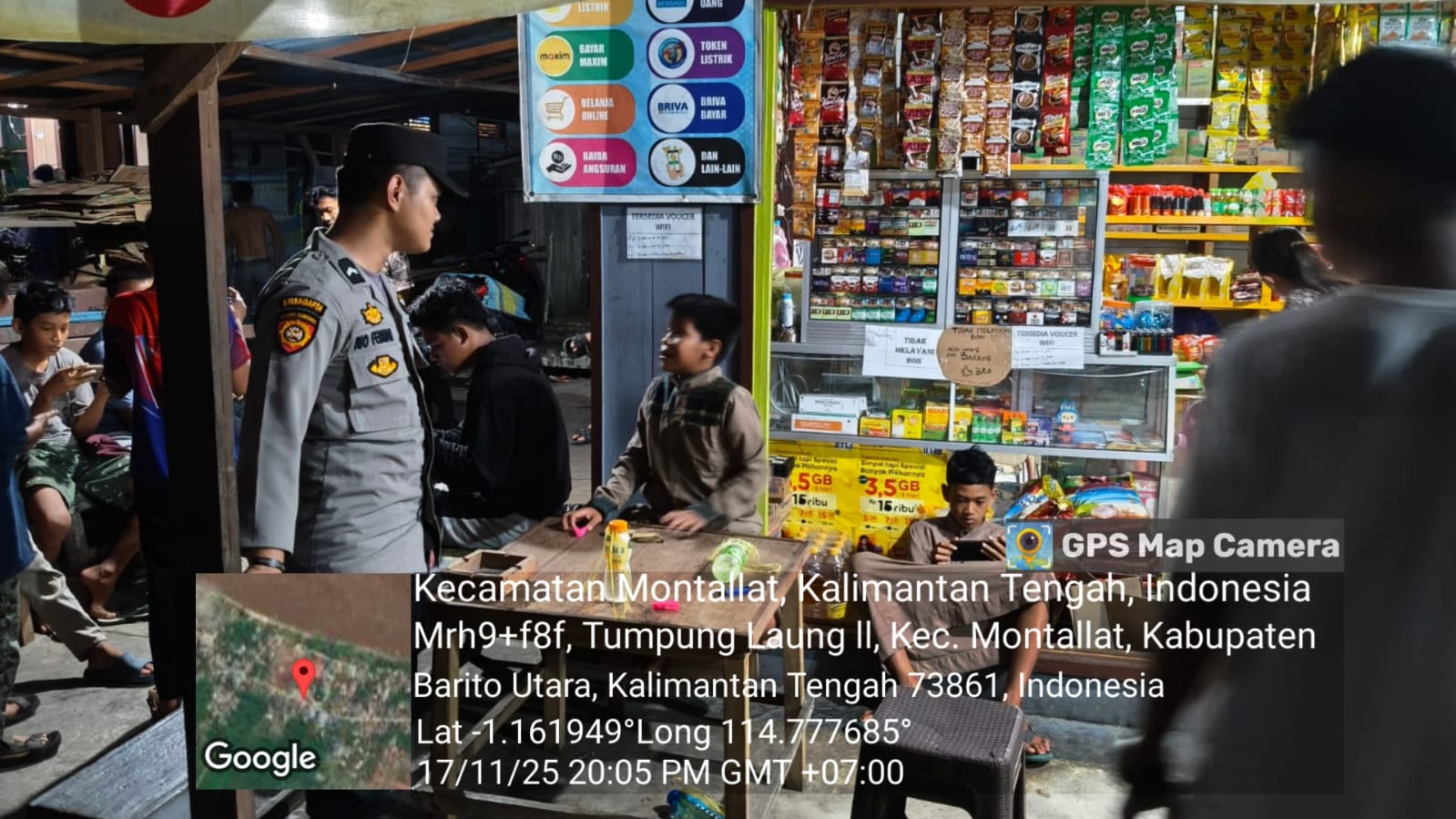 Polsek Montallat Laksanakan Patroli Malam Untuk Ciptakan Keamanan Dan Ketertiban Masyarakat