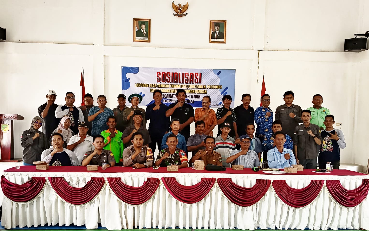 Polsek Teweh Timur Hadiri Sosialisasi Pelaporan LTT untuk Perkuat Sinergi Data Pertanian