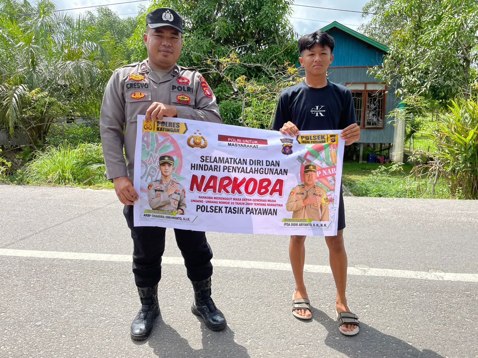 Polsek Tasik Payawan dan Kamipang Rutin Laksanakan Kegiatan Sosialisasi Bahaya Penyalahgunaan Narkoba