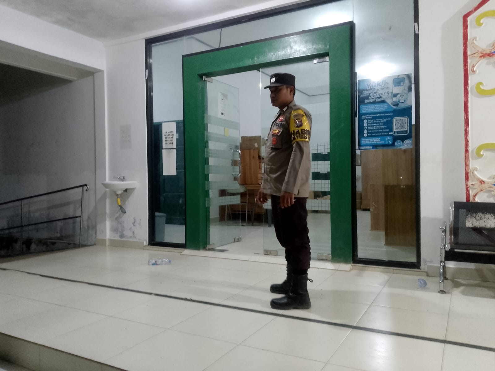 Tingkatkan Sitkamtibmas yang Kondusif ,Polsek Marikit laksanakan Patroli ke Obvit dan pemukiman warga.