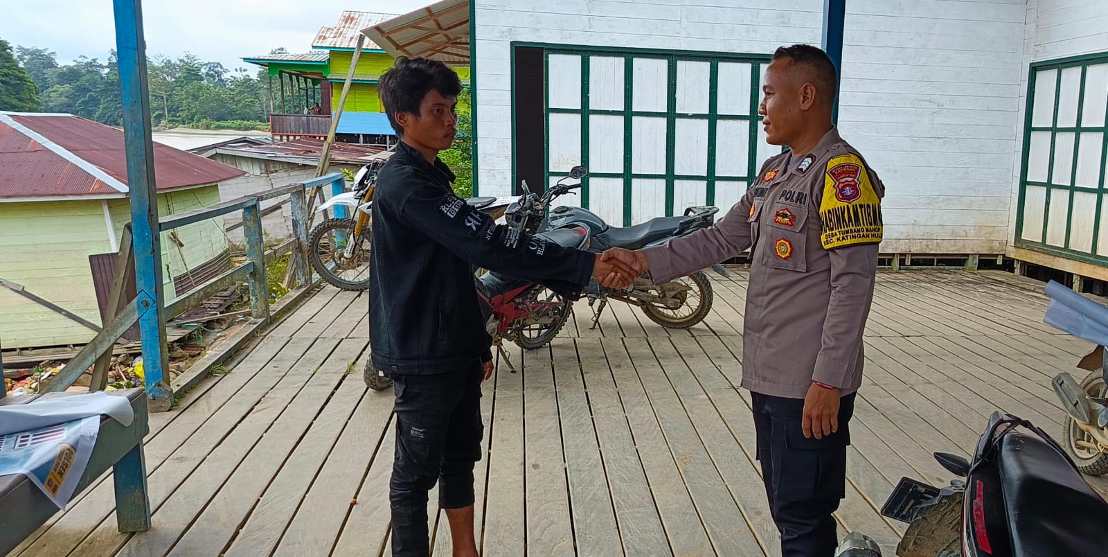 ‎BHABINKAMTIBMAS POLSEK KATINGAN HULU SAMBANGI WARGA.