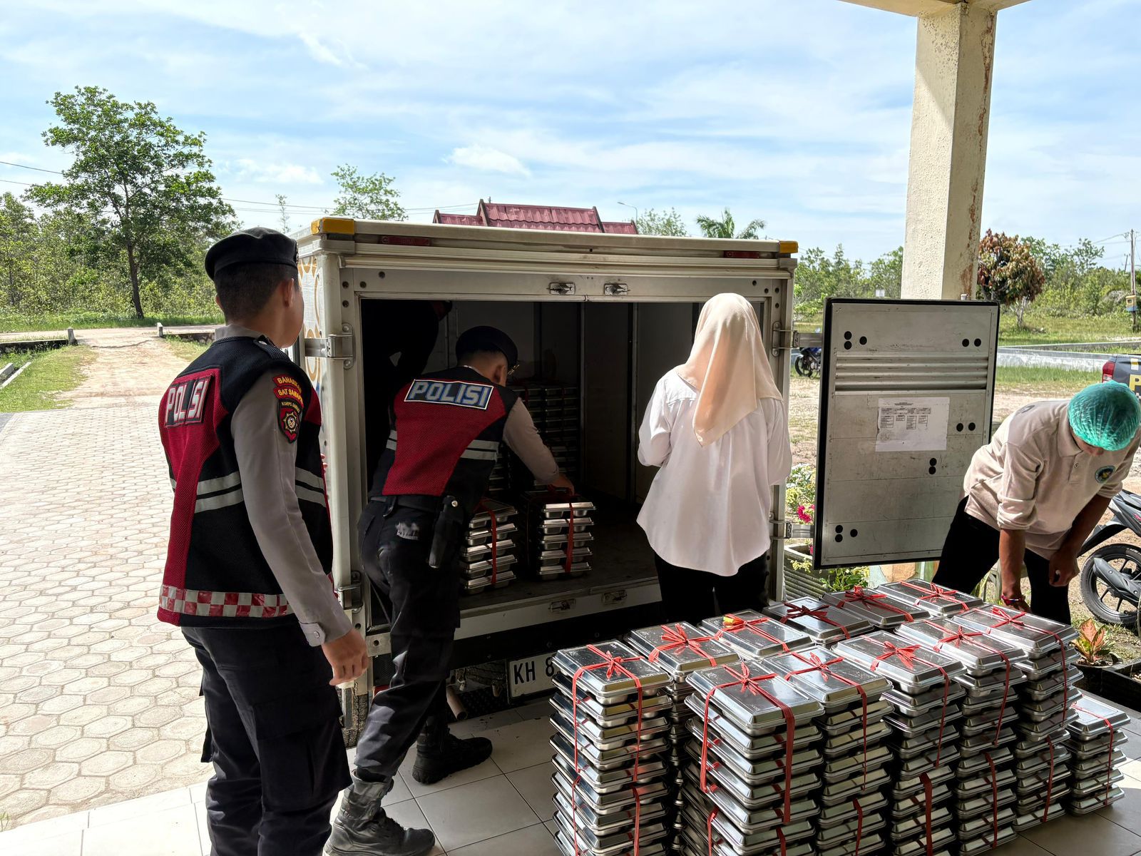 Mendukung Program SPPG, Sat Samapta Polres Katingan Lakukan Pengawasan