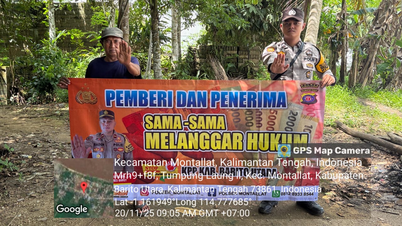 *Polsek Montallat Putus Tindak Pelanggaran Pungli, Polsek Montallat Himbau Stop Pungli ke Warga