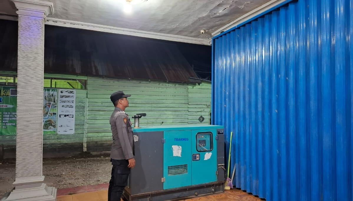 Personil Piket Patroli di Wilkum Polsek Sematu Jaya