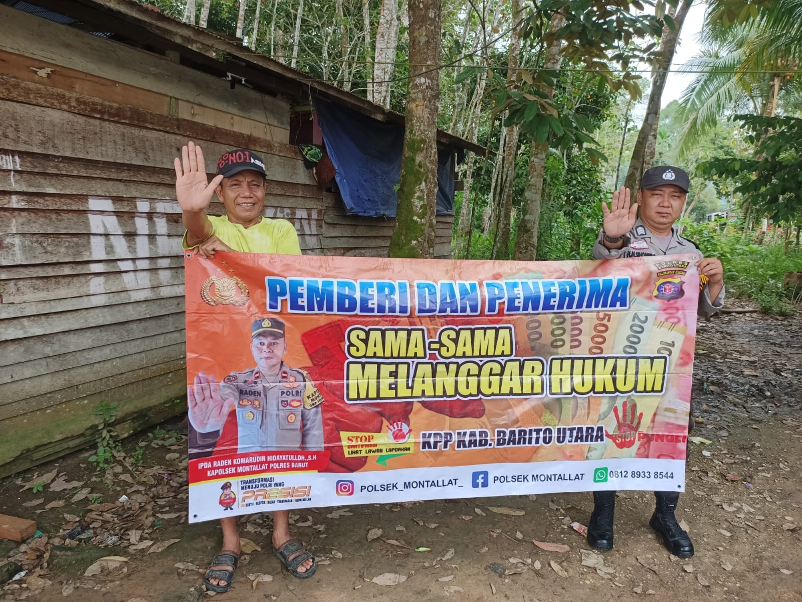 *Polsek Montallat Putus Tindak Pelanggaran Pungli, Polsek Montallat Himbau Stop Pungli ke Warga