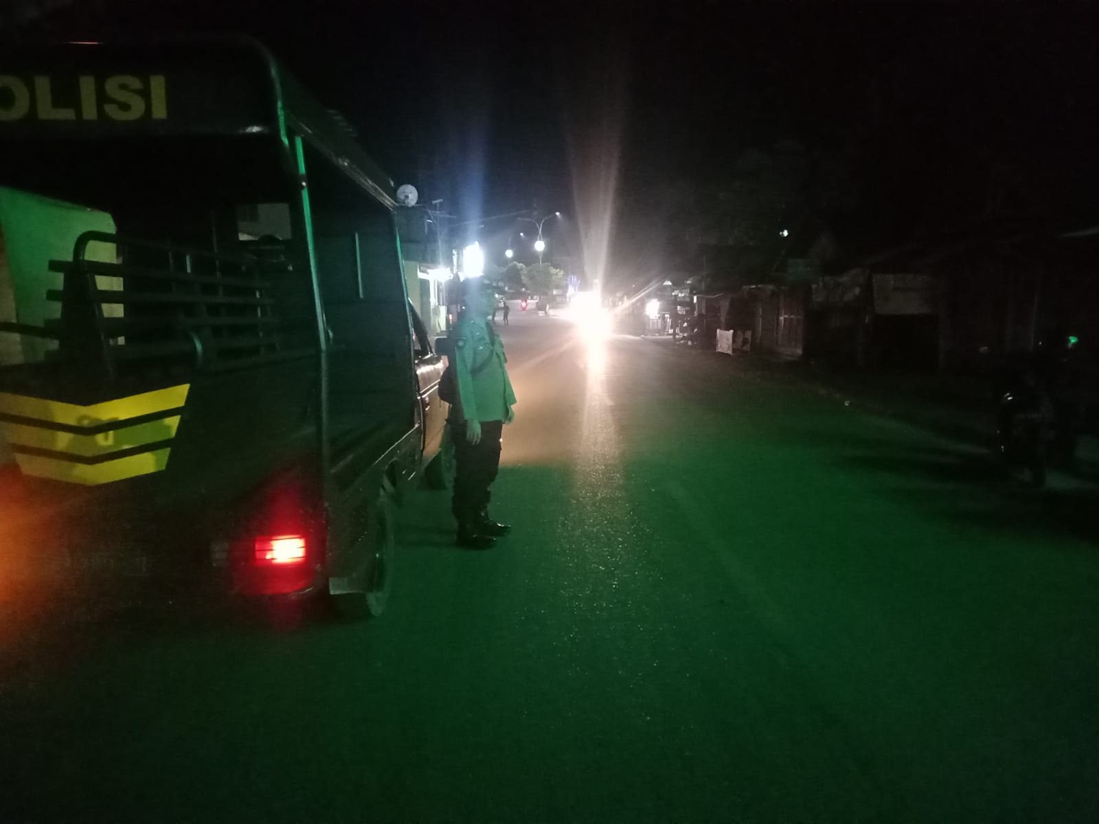 Antisipasi Tindak Kriminalitas, Polsek Teweh Tengah Laksanakan Patroli Malam