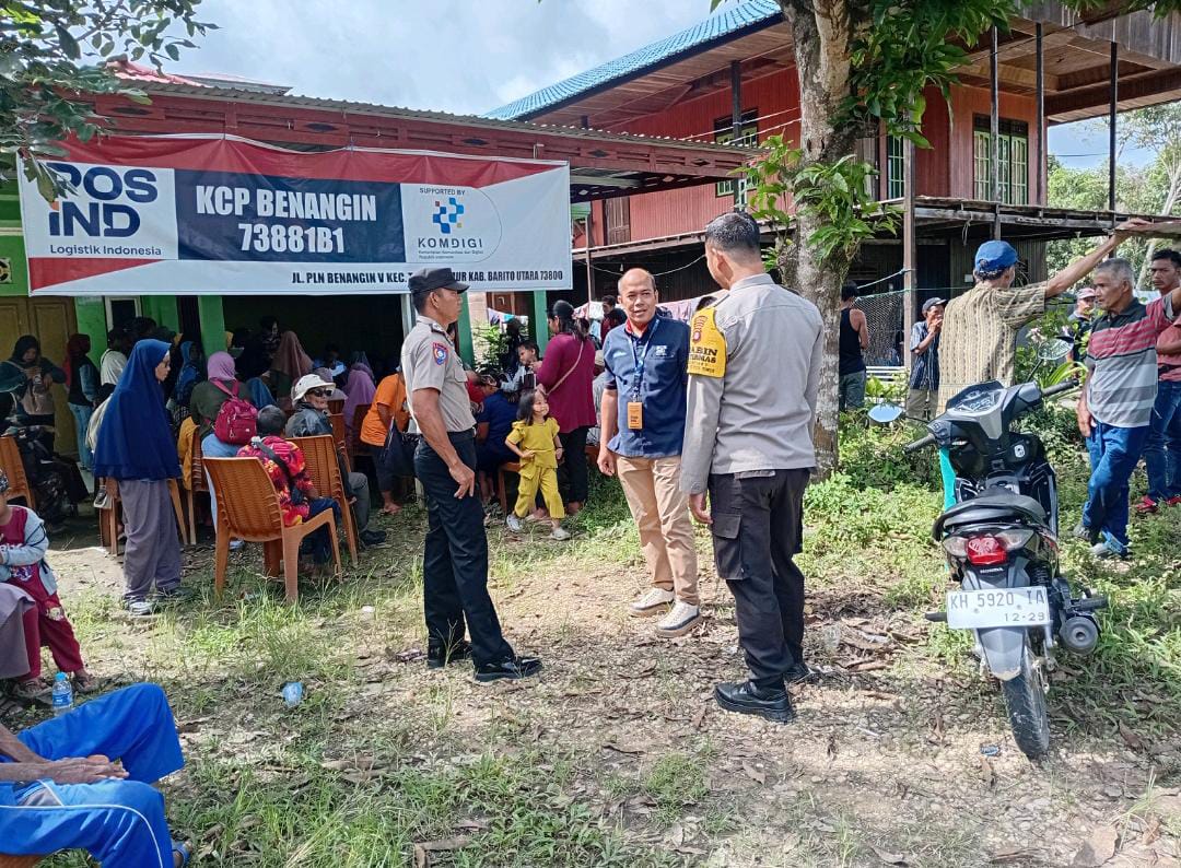 Polsek Teweh Timur Hadiri dan Kawal Musdessus Pembentukan Koperasi Merah Putih Desa Benangin V