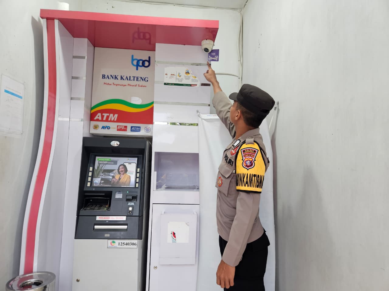 Sat Lantas Polres Lamandau Gelar Patroli di Objek Vital Demi Ciptakan Kamtibmas Kondusif