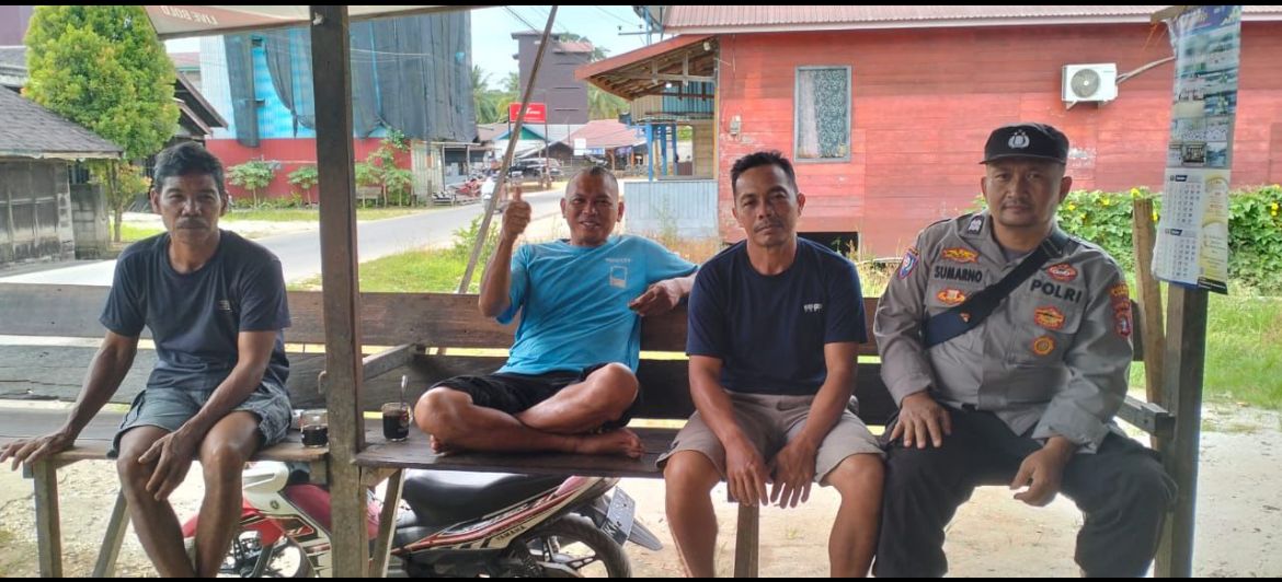 Polsek Katingan Tengah Sambang Kamtibmas