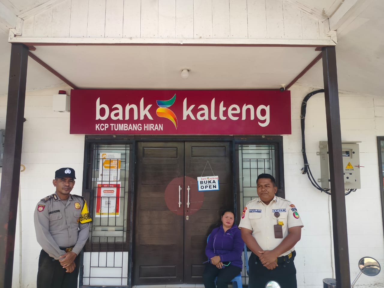 Personil Polsek Marikit Rutin Patroli Siang diwilayah Kec. Marikit, Kab. Katingan.