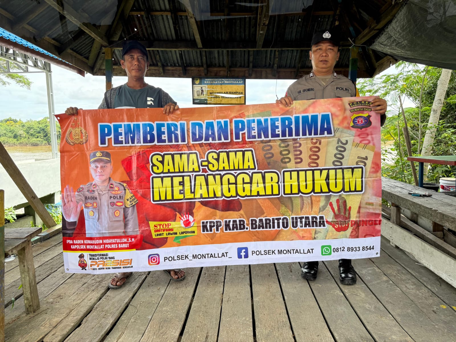 *Polsek Montallat Putus Tindak Pelanggaran Pungli, Polsek Montallat Himbau Stop Pungli ke Warga