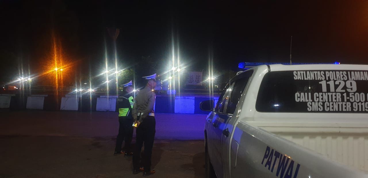 Patroli Blue Light Polres Lamandau, Upaya Cegah Gangguan Kamtibmas