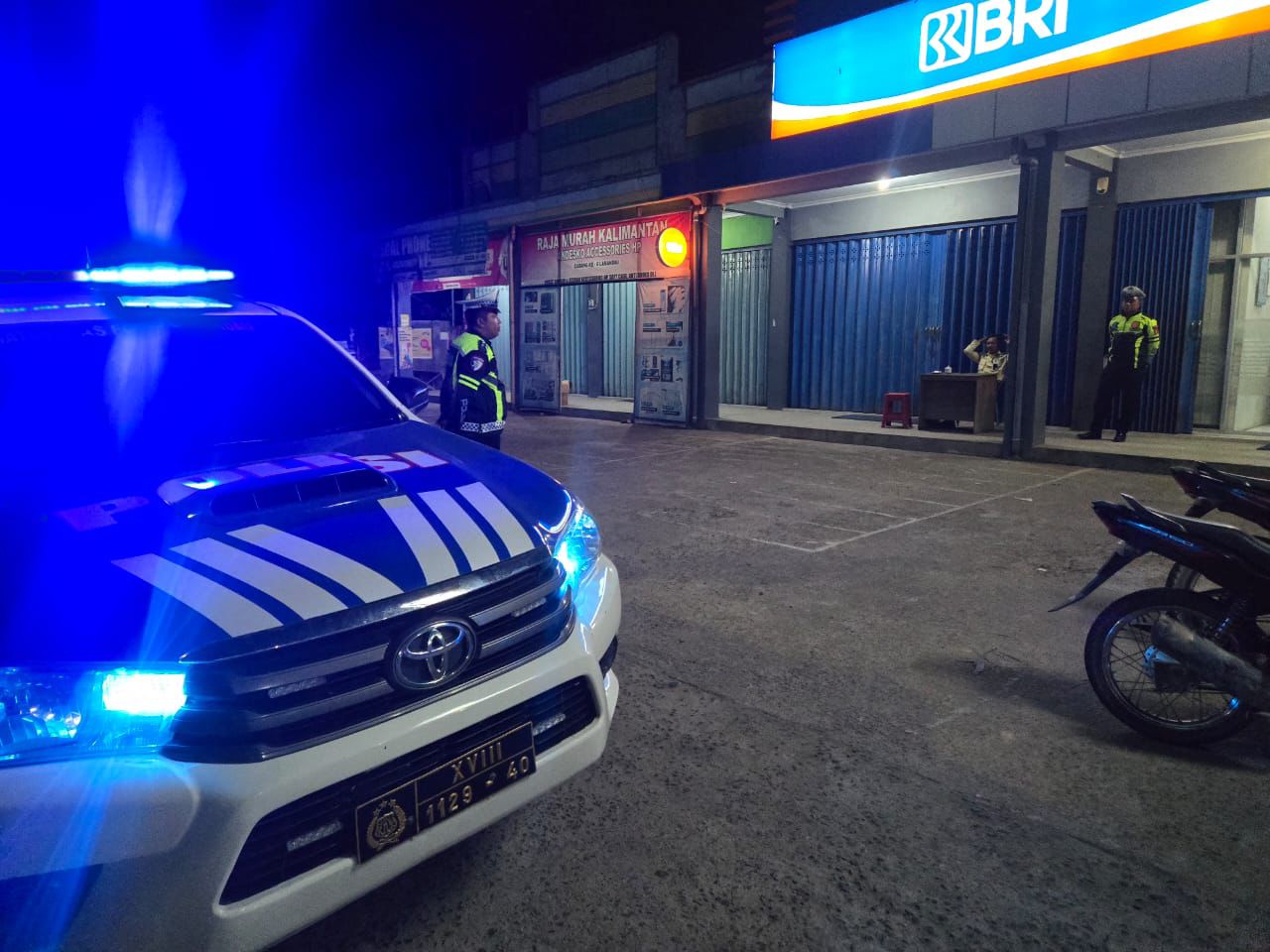 Sat Lantas Polres Lamandau Gelar Patroli di Objek Vital Demi Ciptakan Kamtibmas Kondusif