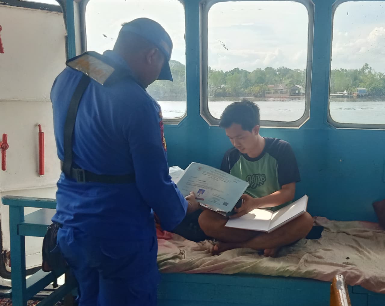 Penerbitan Surat Persetujuan Berlayar, Ditpolairud Polda Kalteng Temukan Ini