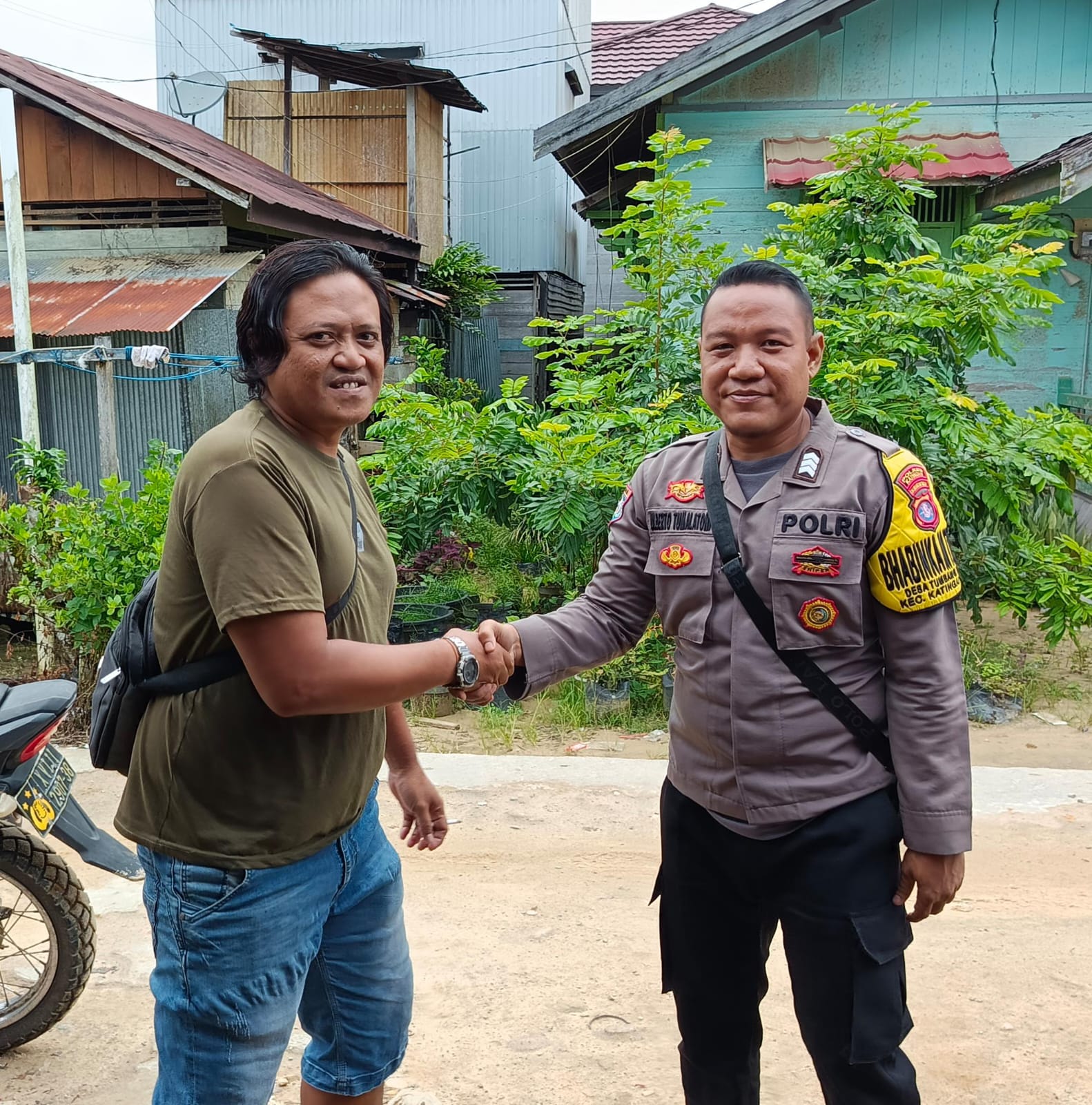 ‎BHABINKAMTIBMAS POLSEK KATINGAN HULU SAMBANGI WARGA.