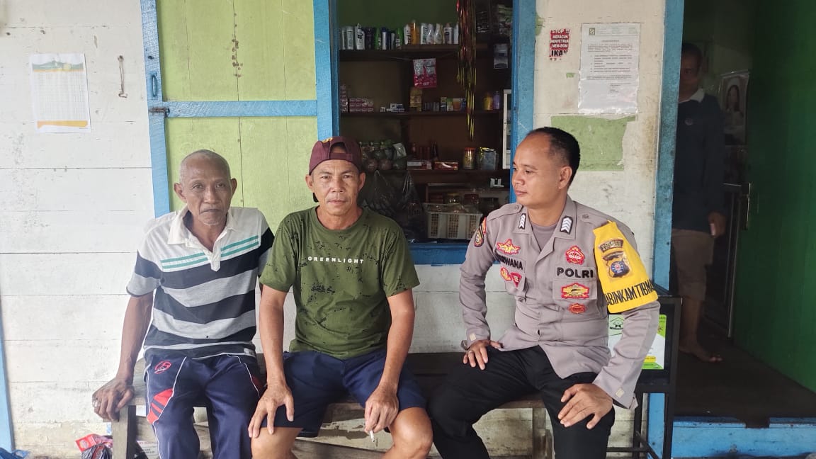 Upaya Pencegahan Polsek Marikit Rutin Sosialisasi Karhutla diwilayah Kec. Marikit, Kab. Katingan.