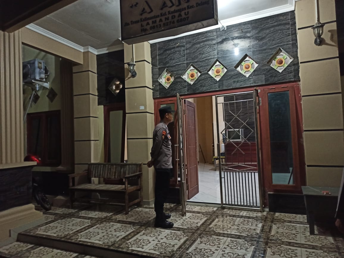 Piket Polsek Delang melaksanakan patroli diwilkum Polsek Delang