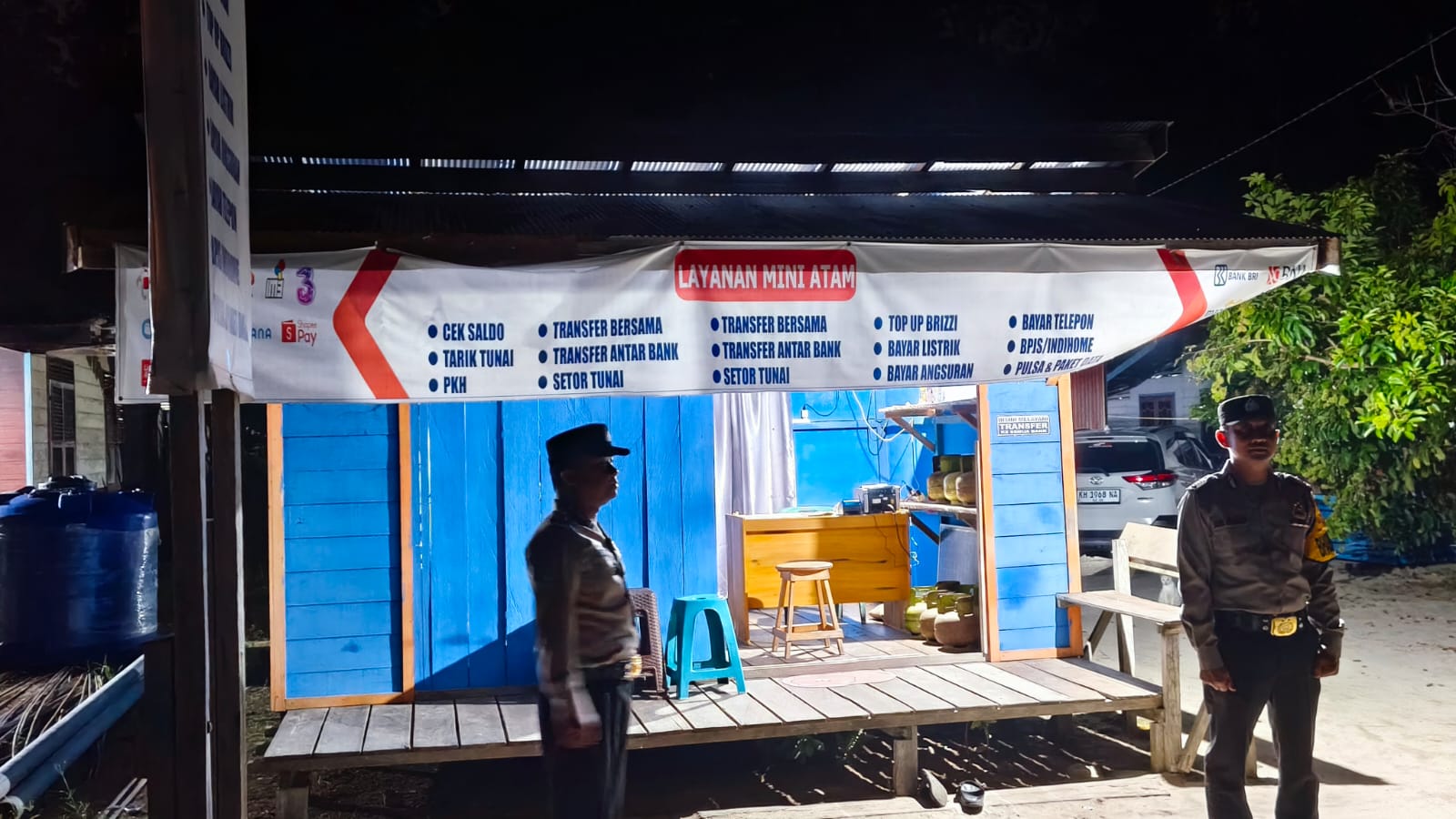 Jaga Kamtibmas, Polsek Tewang Sangalang Garing dan Pulau Malan Tingkatkan Patroli Malam