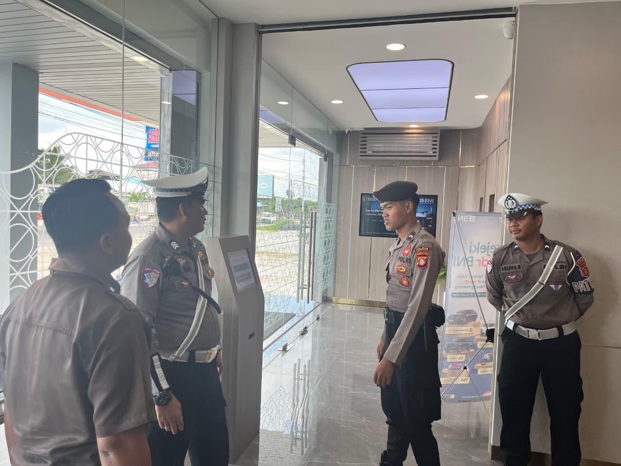 Ciptakan situasi kamtibmas yang kondusif, Satlantas Polres Katingan rutin laksanakan monitoring Objek Vital