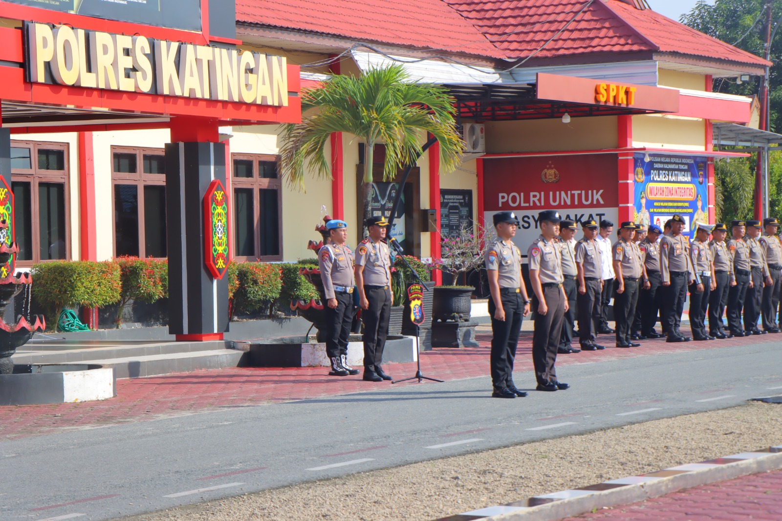 Gaktiblin Polres Katingan Dipimpin Wakapolres