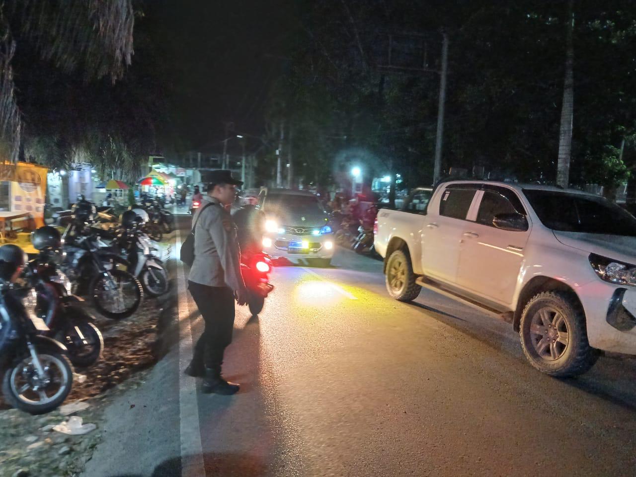 Antisipasi Tindak Kriminalitas, Polsek Teweh Tengah Laksanakan Patroli Malam