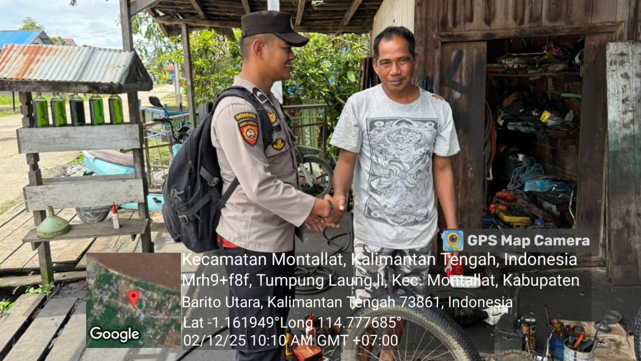 Polsek Montallat Perkuat Kedekatan Dengan Masyarakat Melalui Sambang DDS