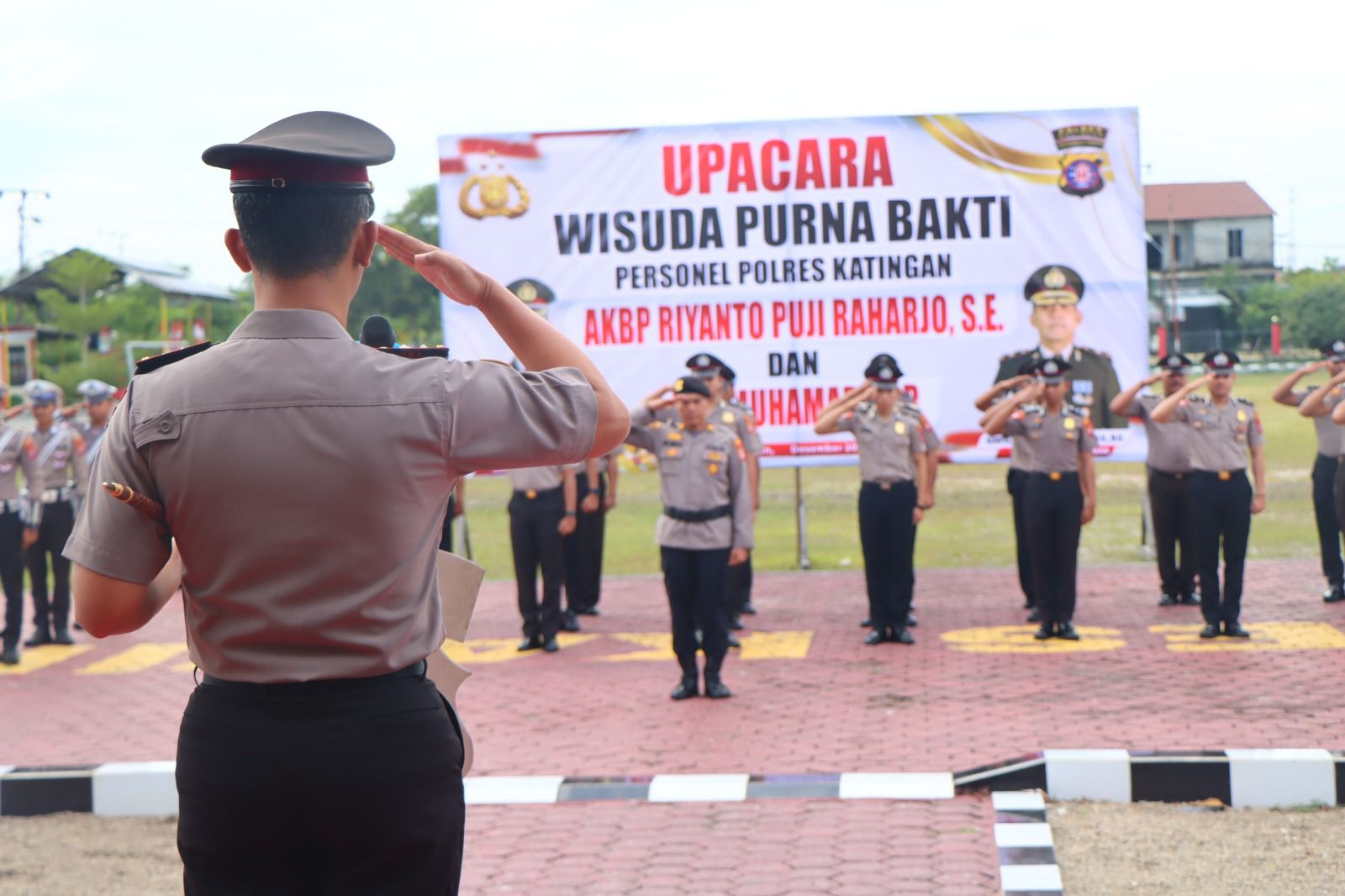 Wisuda Purna Bakti Personel Polres Katingan Digelar Khidmat