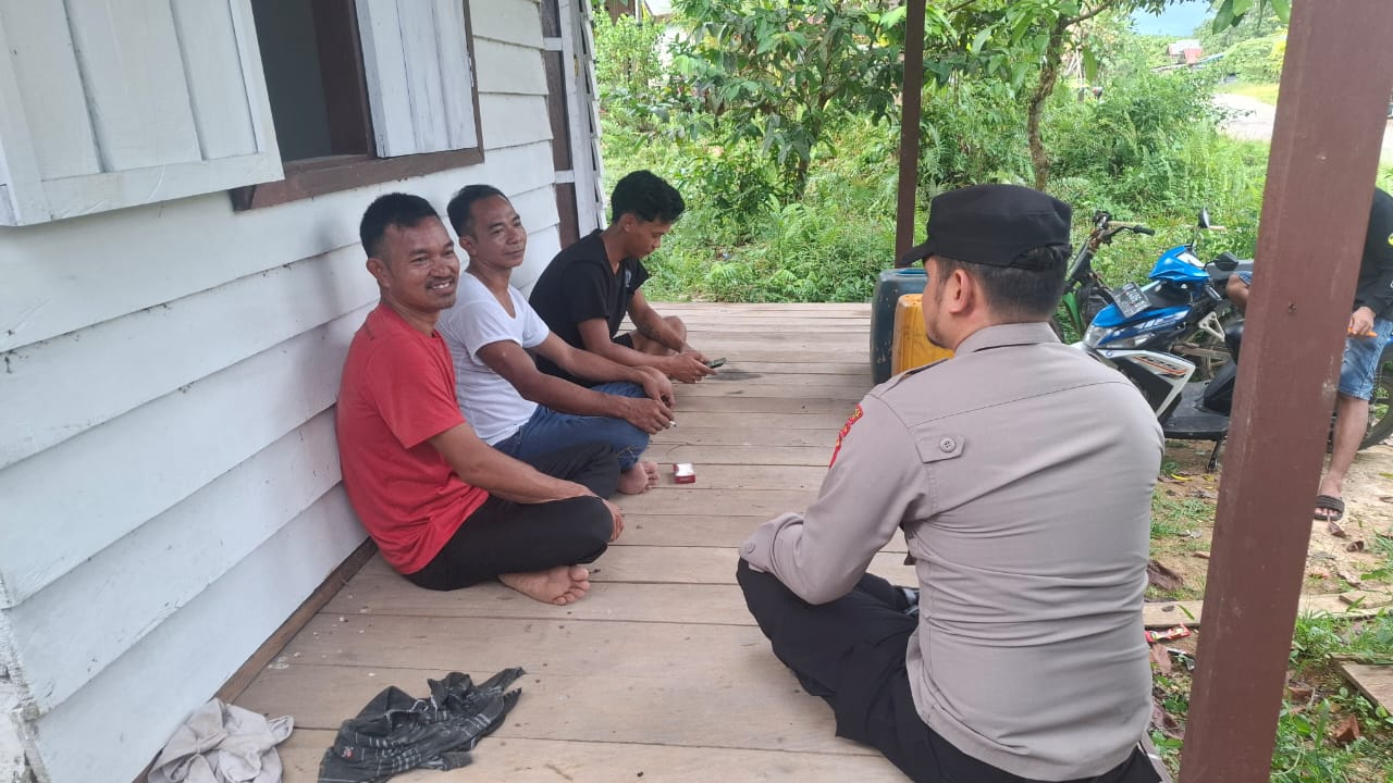 Polsek Gunung Purei Ajak Warga Berdialog Lewat Program Minggu Kasih