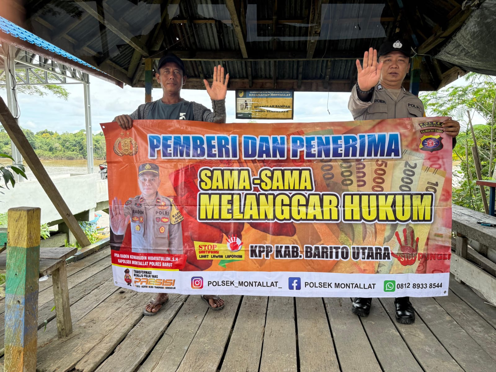 *Polsek Montallat Putus Tindak Pelanggaran Pungli, Polsek Montallat Himbau Stop Pungli ke Warga