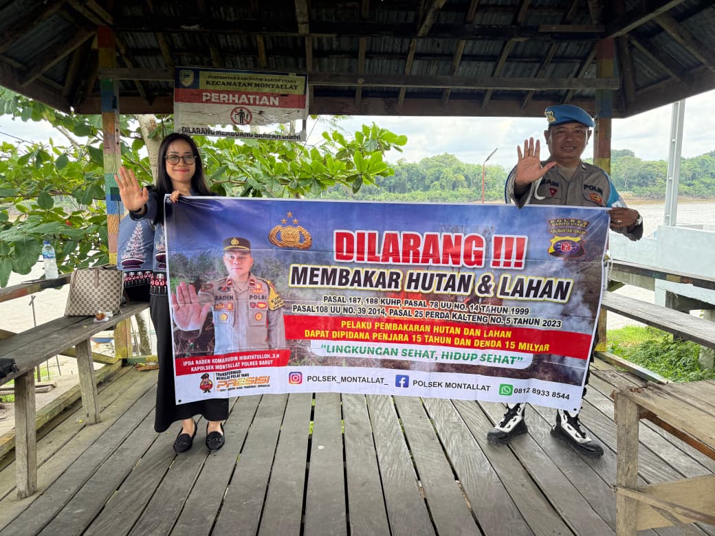 Polsek Montallat Gelar Sosialisasi Karhutla Untuk Meningkatkan Kesadaran Masyarakat