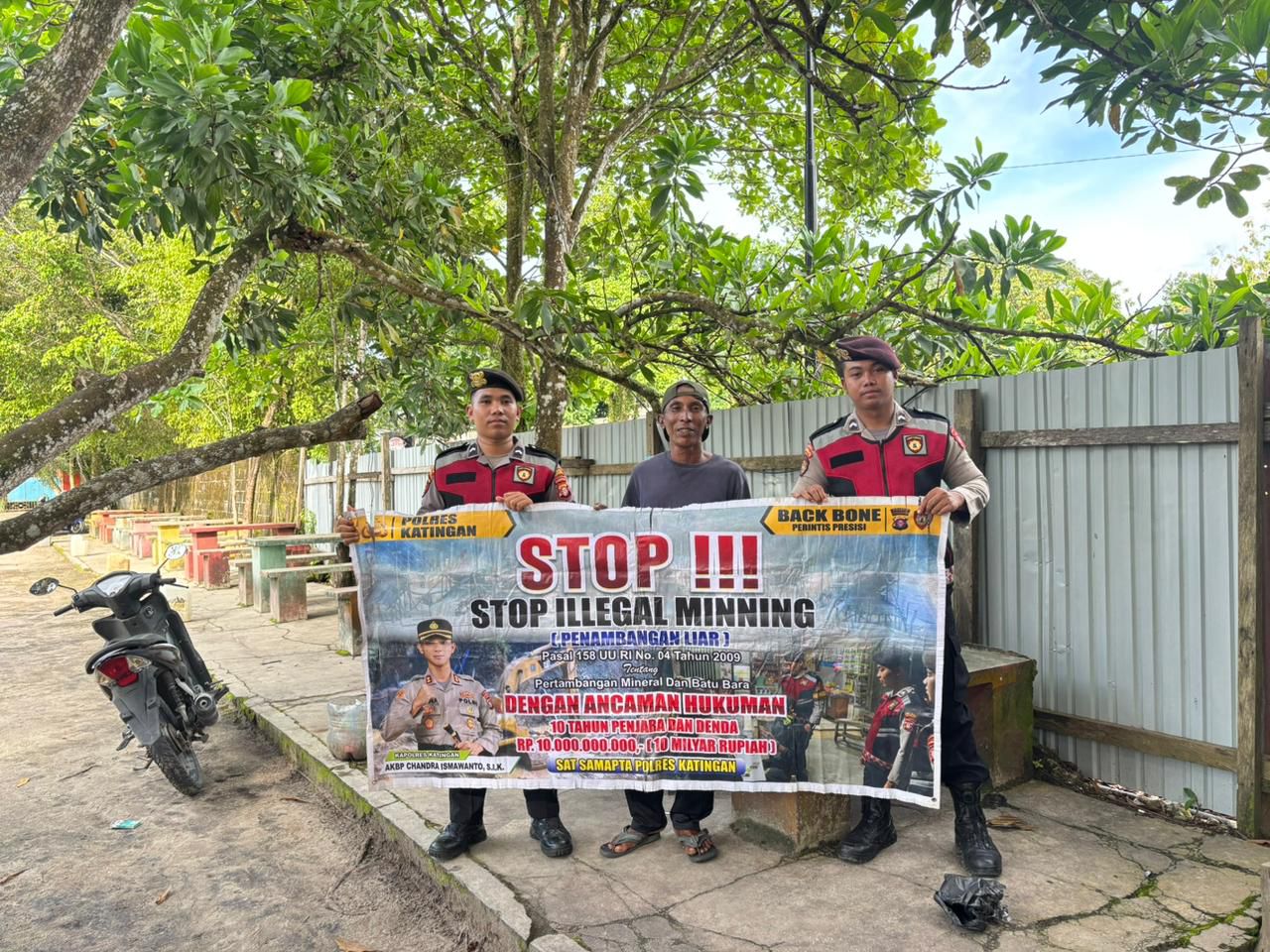 Sat Samapta Polres Katingan Gencar Melaksanakan patroli Illegal Mining