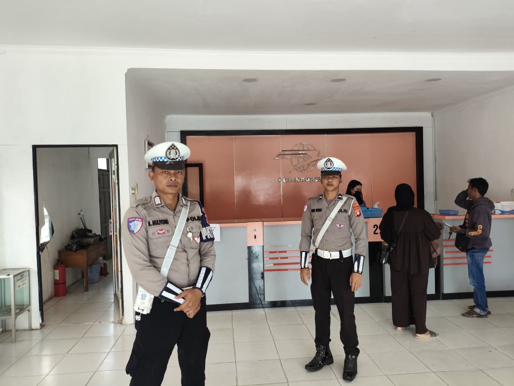 Satlantas Polres Katingan cek dan kontrol rutin Objek Vital Tiap harinya.