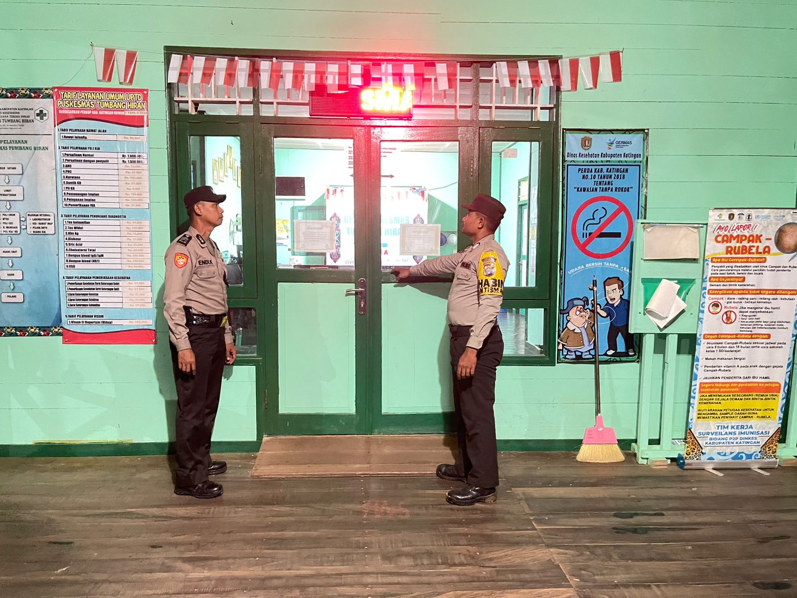 Polsek Marikit Gelar Patroli malam di Wilayah Kec. Marikit, Kab. Katingan.