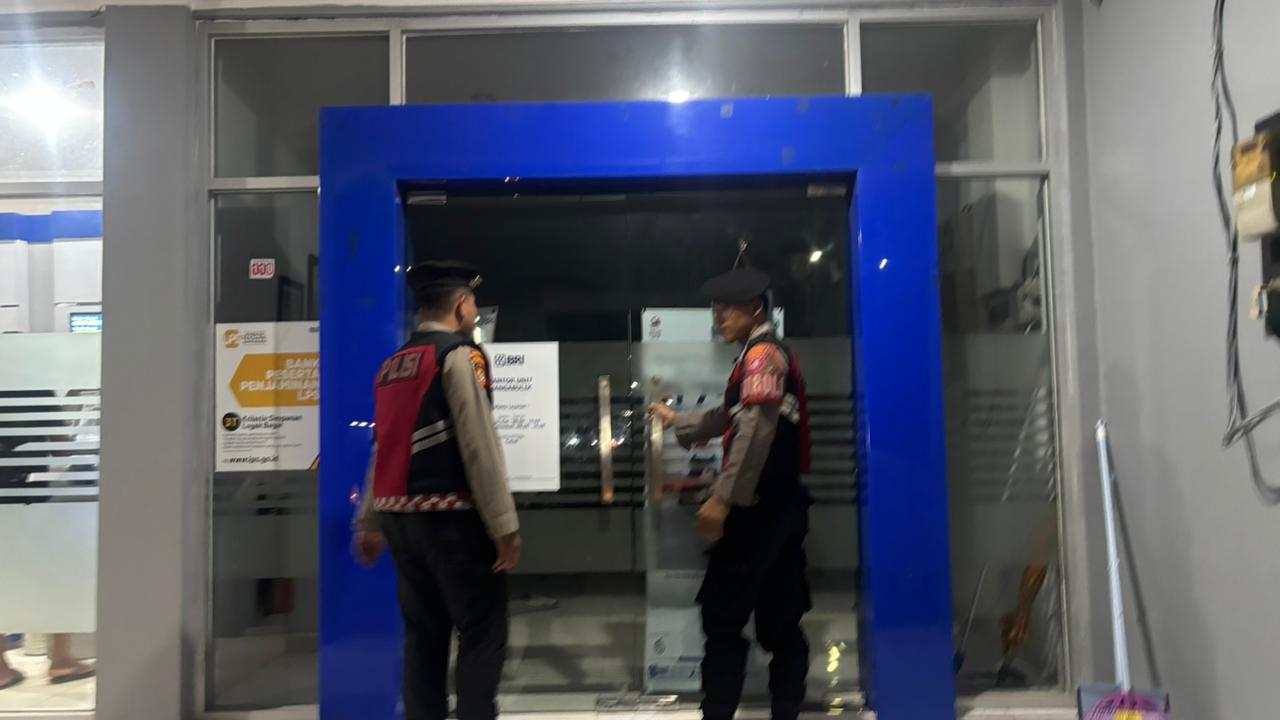 Piket Sat Samapta Polres Lamandau Gelar Patroli Rutin di Area Perbankan