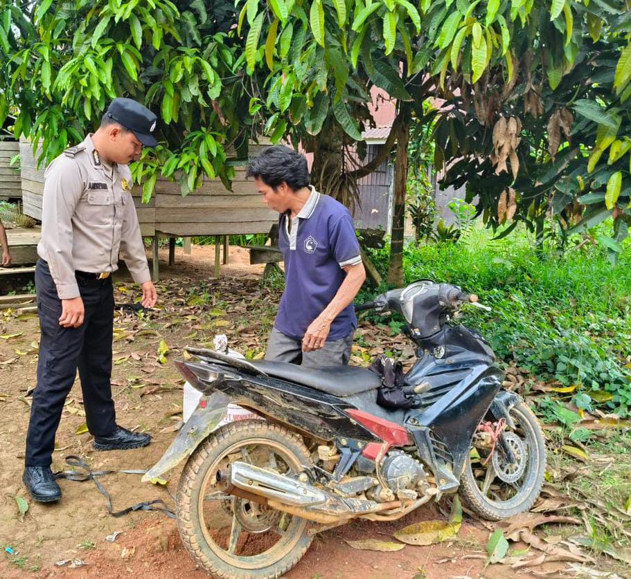 . Bhabinkamtibmas Rantau Bangkiang Ajak Warga Wujudkan Kamtibmas Kondusif