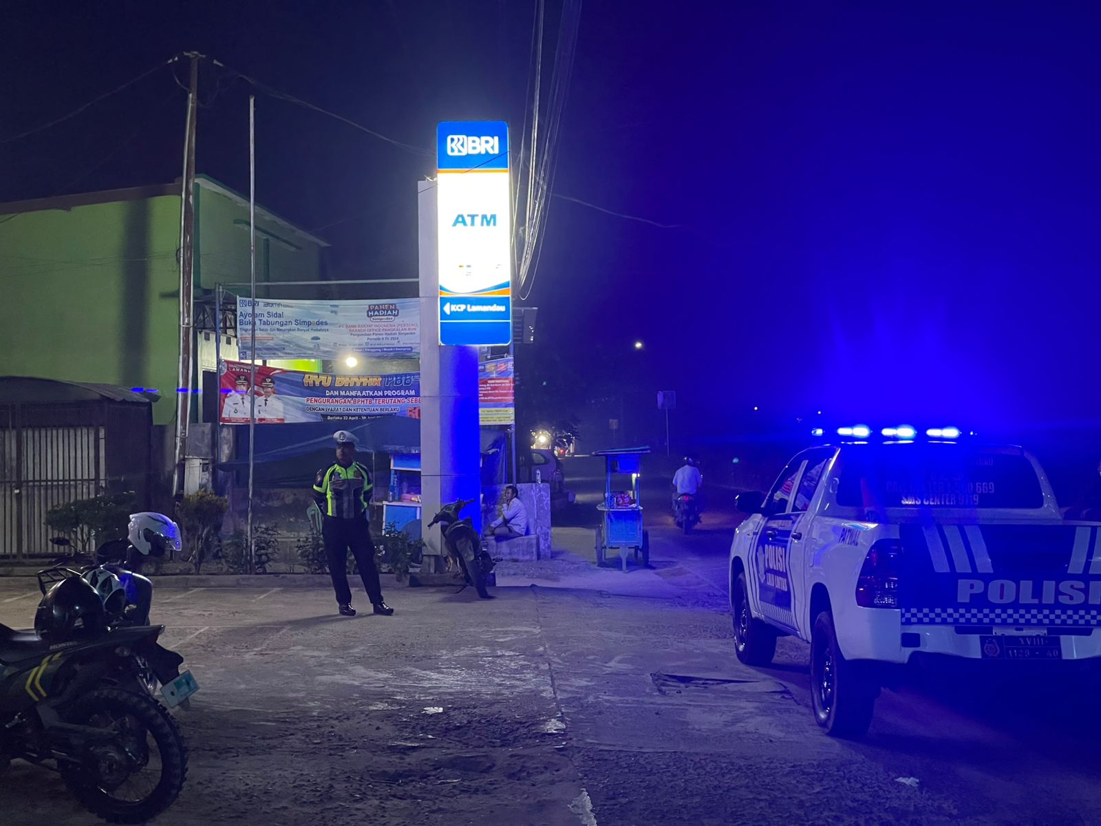 Patroli Blue Light Polres Lamandau, Upaya Cegah Gangguan Kamtibmas
